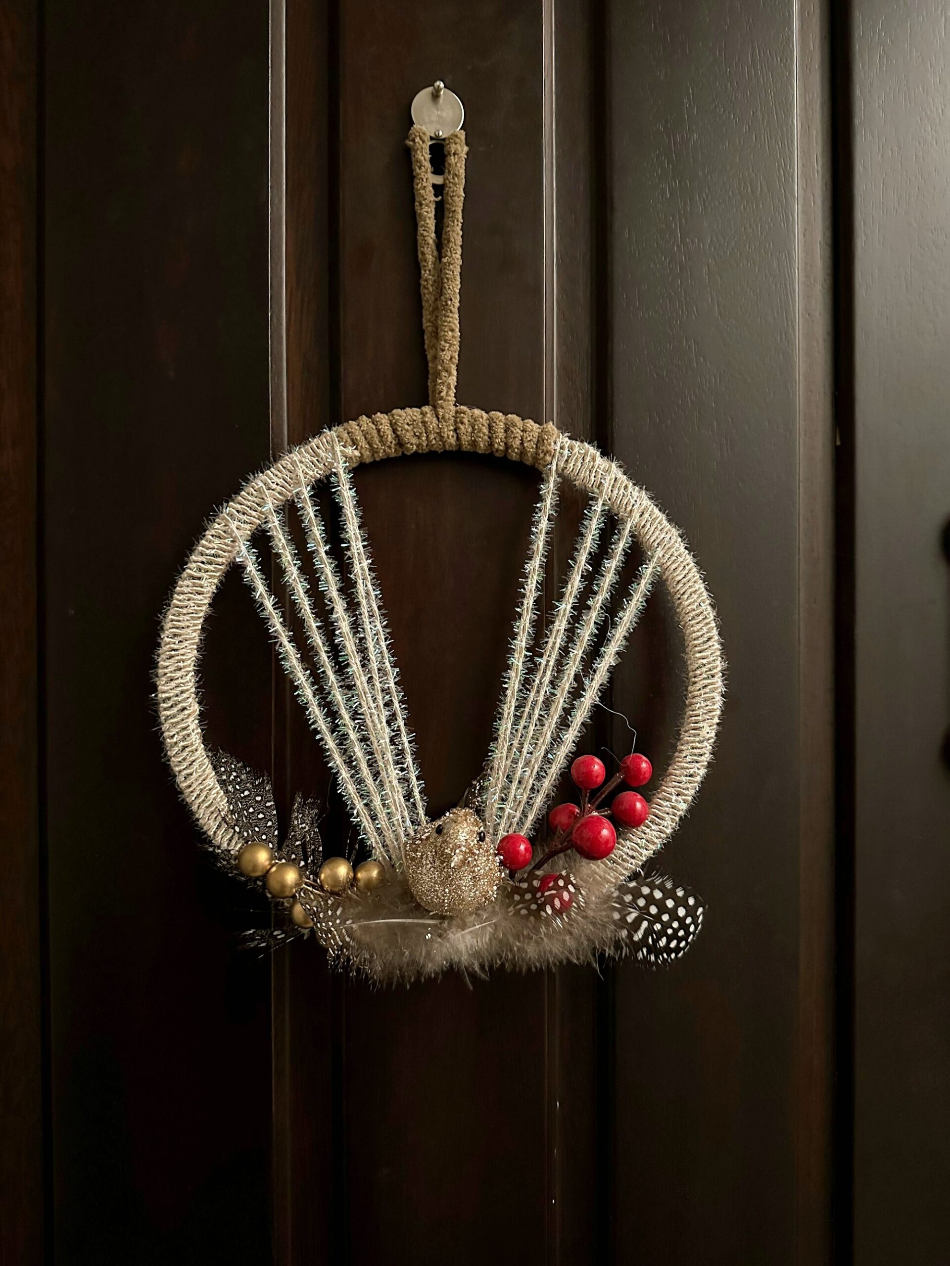 Handmade rope wreath